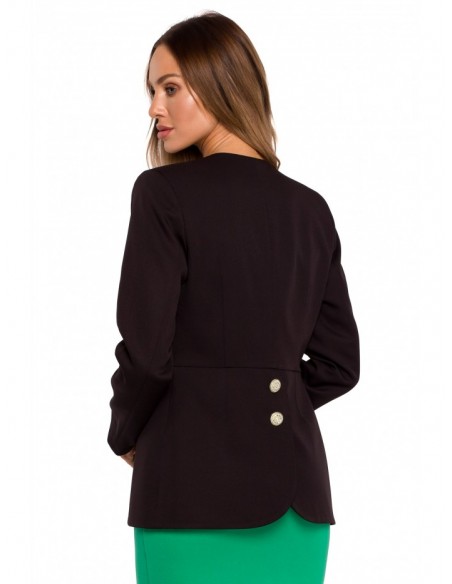 M665 Tailcoat blazer - black