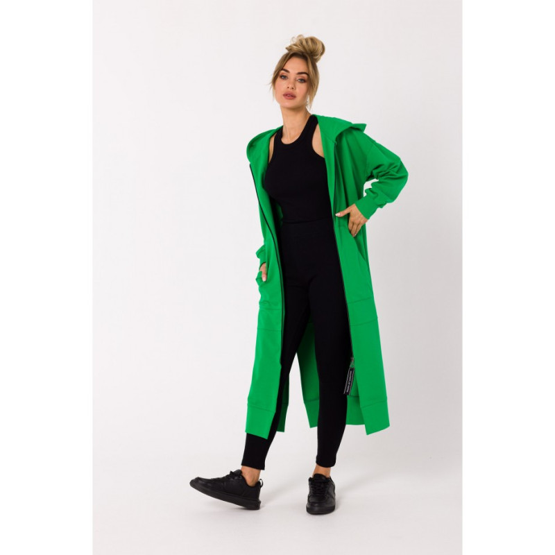 M729 Longline zipped blazer - green 2