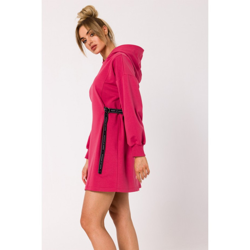 M730 Tunic dress with logo stripes - coral 2