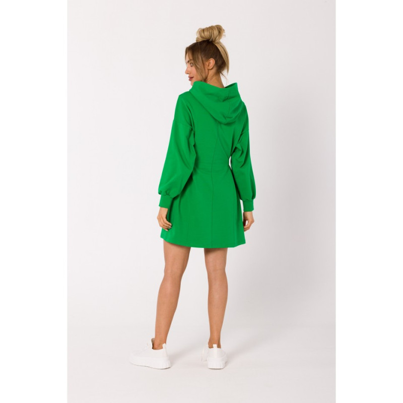 M730 Tunic dress with logo stripes - green 2
