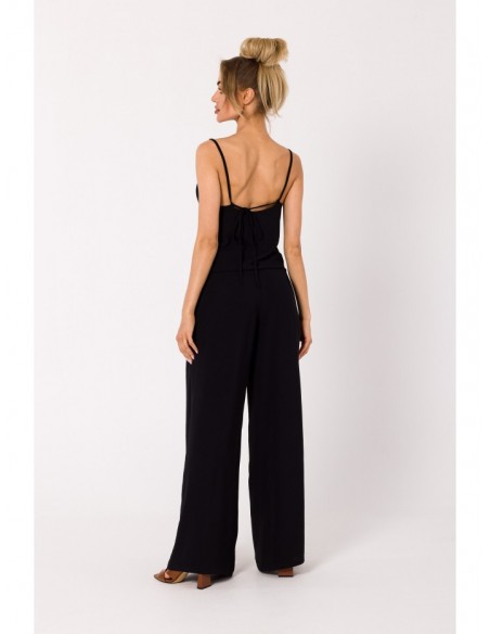 M737 Spaghetti strap jumpsuit - black