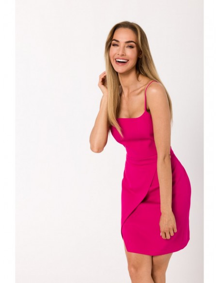 M744 Cocktail mini dress - fuchsia