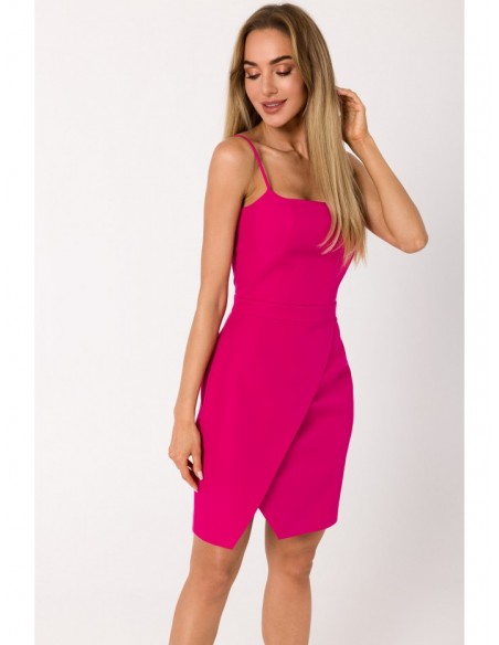 M744 Cocktail mini dress - fuchsia