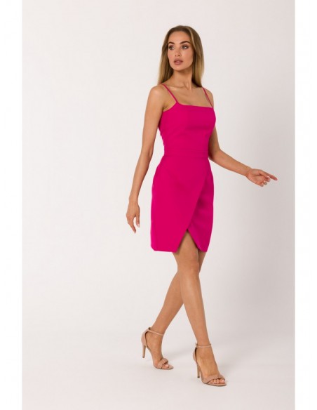 M744 Cocktail mini dress - fuchsia