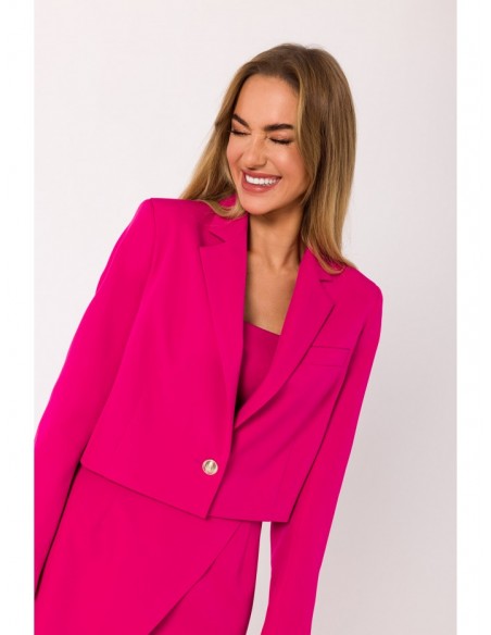 M745 Cropped blazer - fuchsia