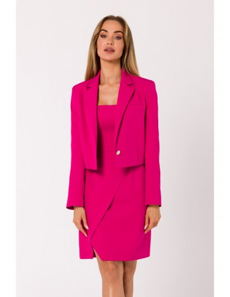 M745 Cropped blazer - fuchsia