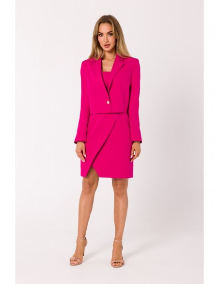 M745 Cropped blazer - fuchsia