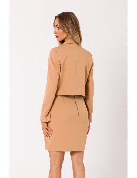 M745 Cropped blazer - caramel