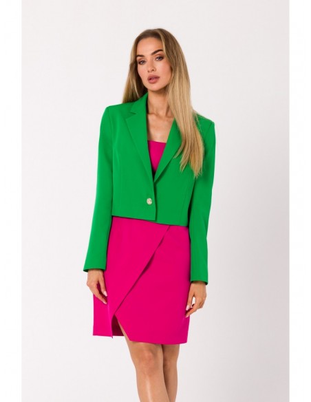 M745 Cropped blazer - green