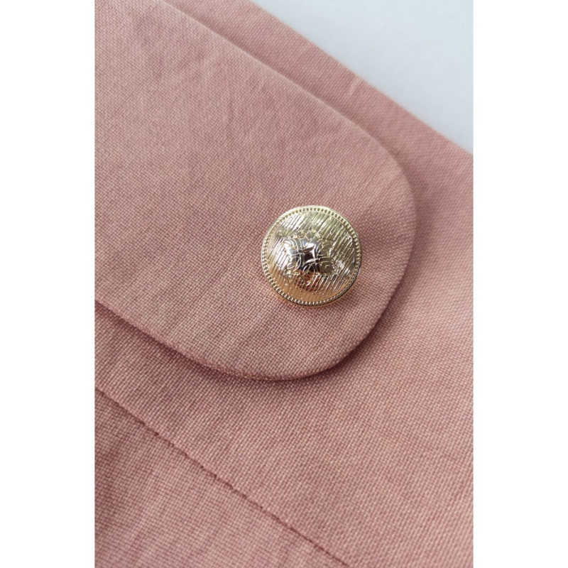 B265 High waisted flared skirt - pink 2