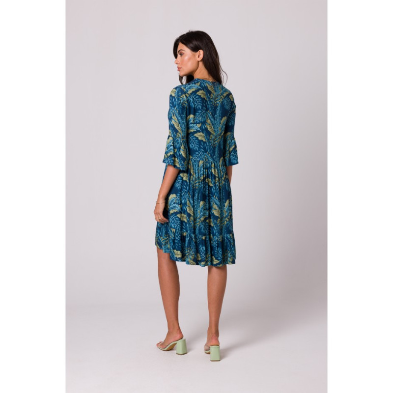 B260 Frilled hem dress - model 2 2