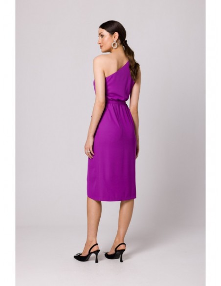 K160 One shoulder dress - lavender