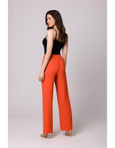 K162 Highwaisted trousers - coral