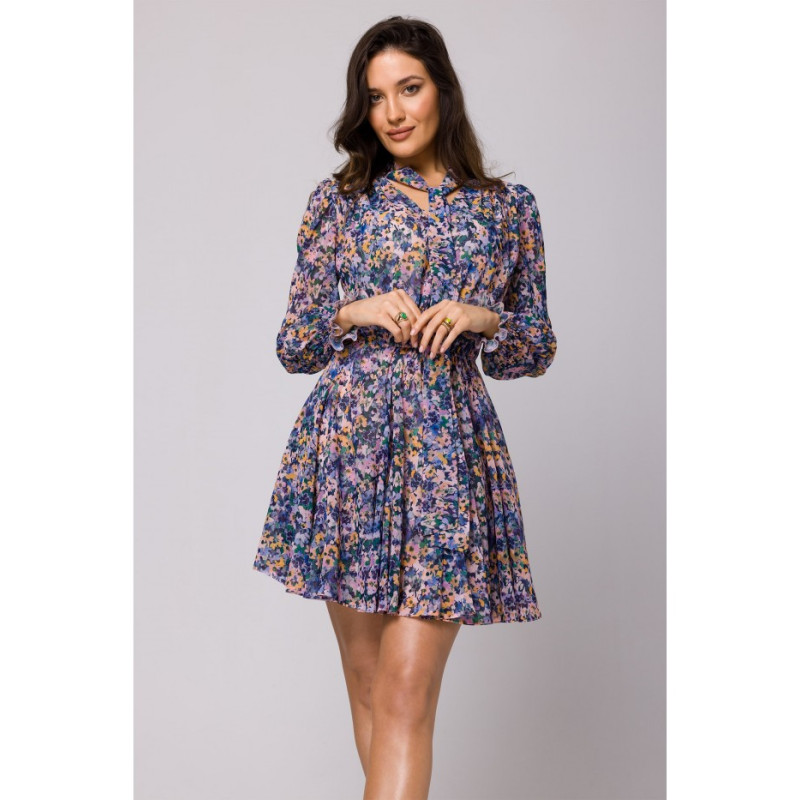 K167 Chiffon skater dress - model 2 2