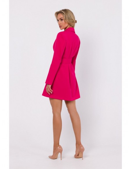 M749 Blazer dress with belt - pink