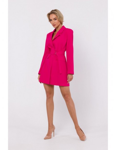 M749 Blazer dress with belt - pink