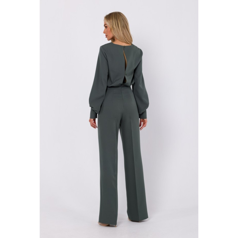 M754 Jumpsuit with decorative sleeves - khaki 2