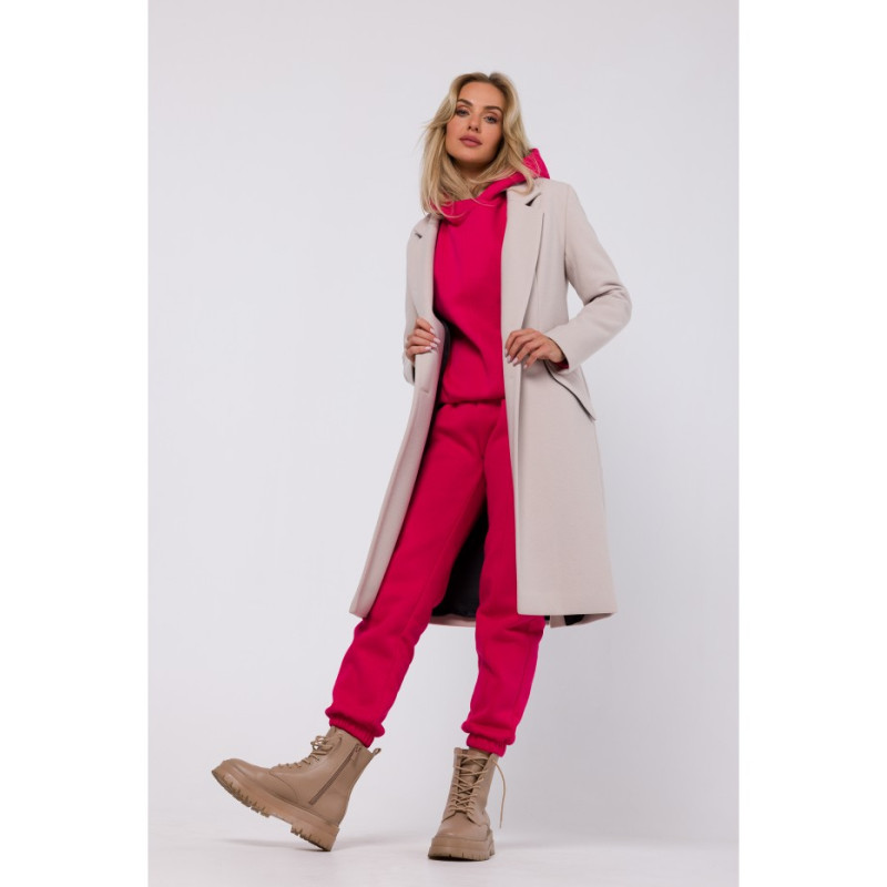 M758 Button down coat - beige 2