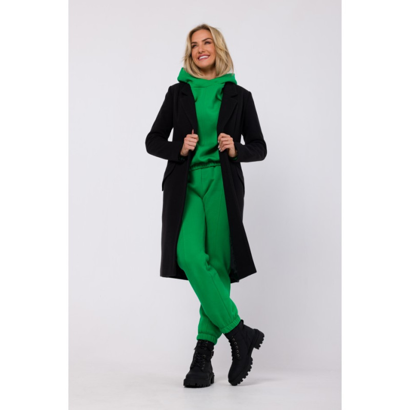 M758 Button down coat - black 2