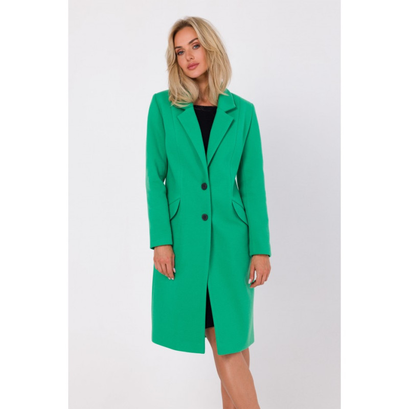 M758 Button down coat - green 2