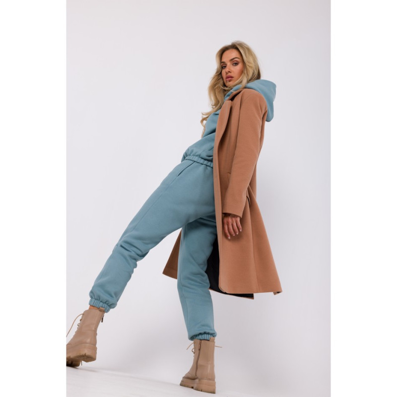 M760 Jogger trousers with front stitching - agave 2