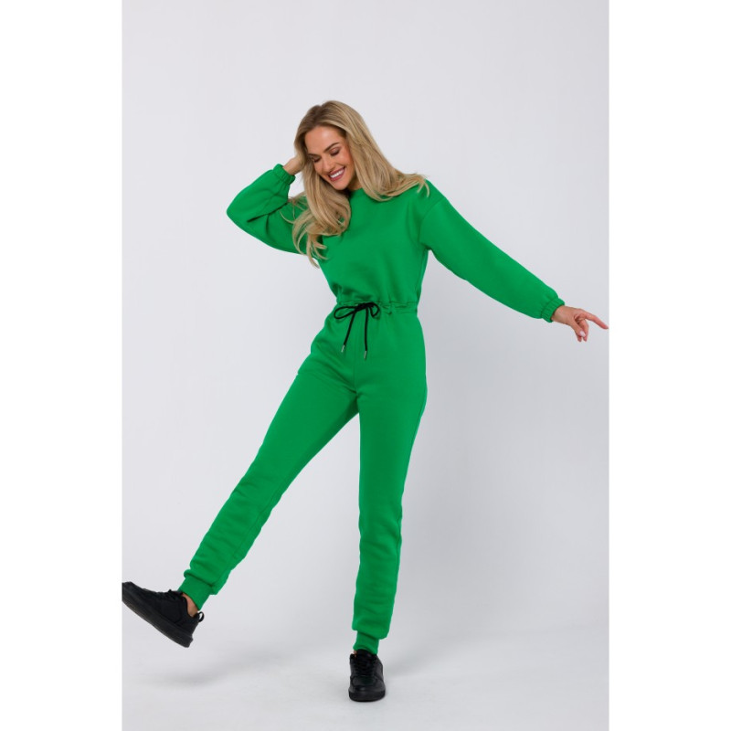 M763 Jumpsuit with partially elasticated waist - green 2