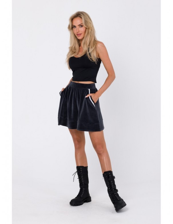 M768 Velvet skirt - graphite