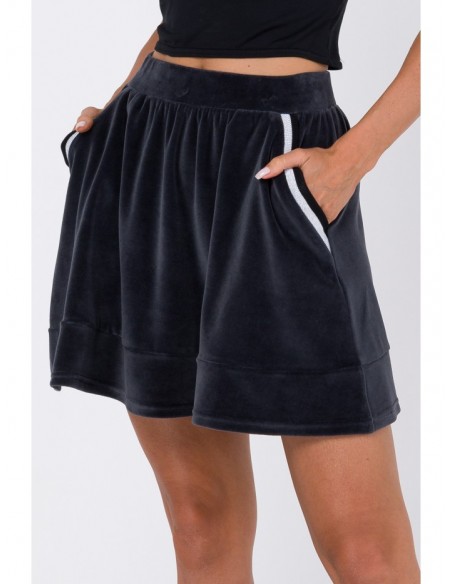 M768 Velvet skirt - graphite