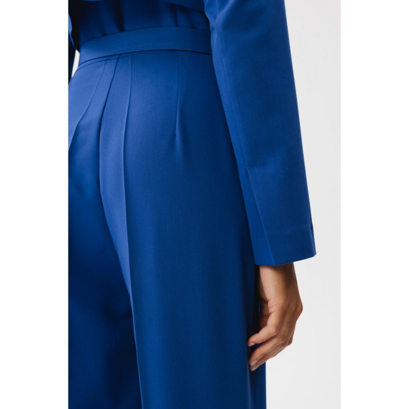 S352 Jumpsuit with a tie detail - royal blue 2