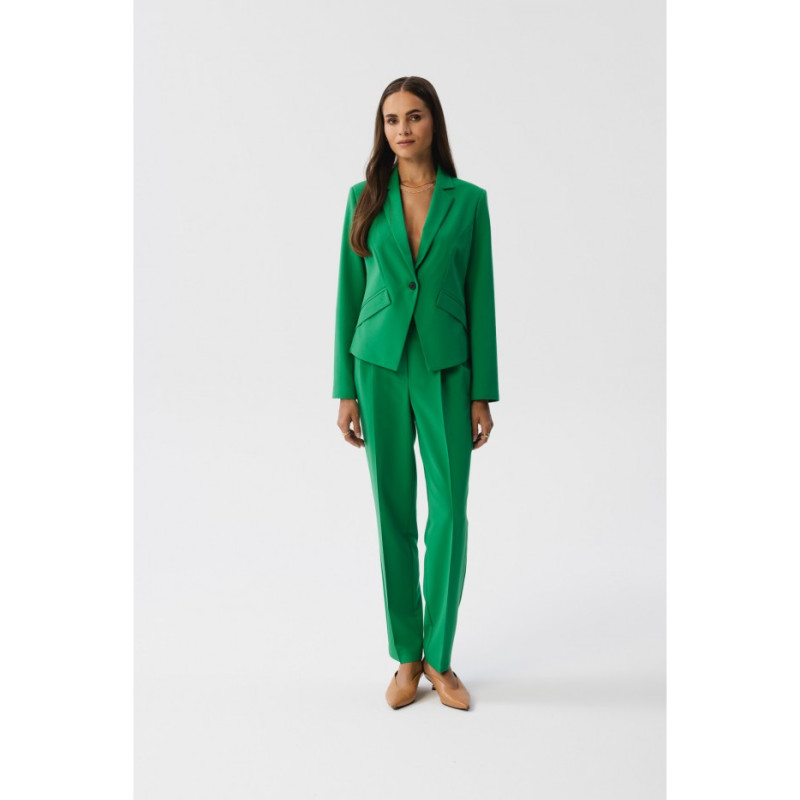S356 High waisted trousers - green 2