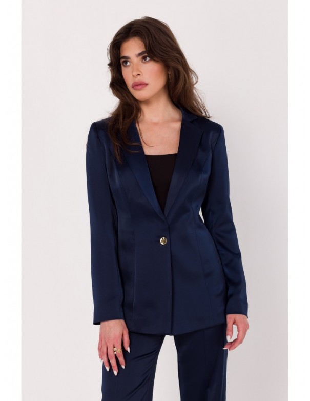 K173 Fancy blazer - navy blue