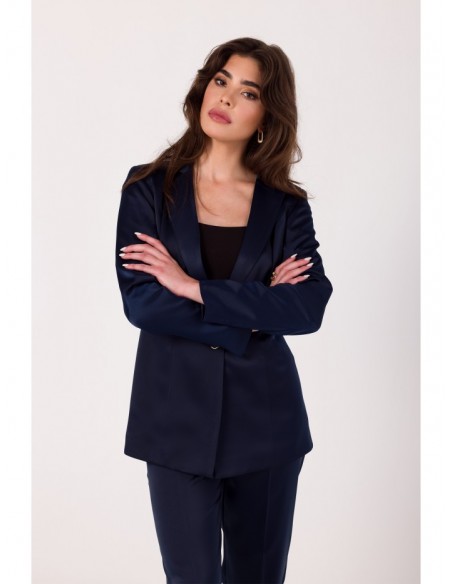 K173 Fancy blazer - navy blue