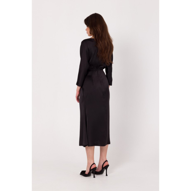 K177 Fancy dress with insets - black 2