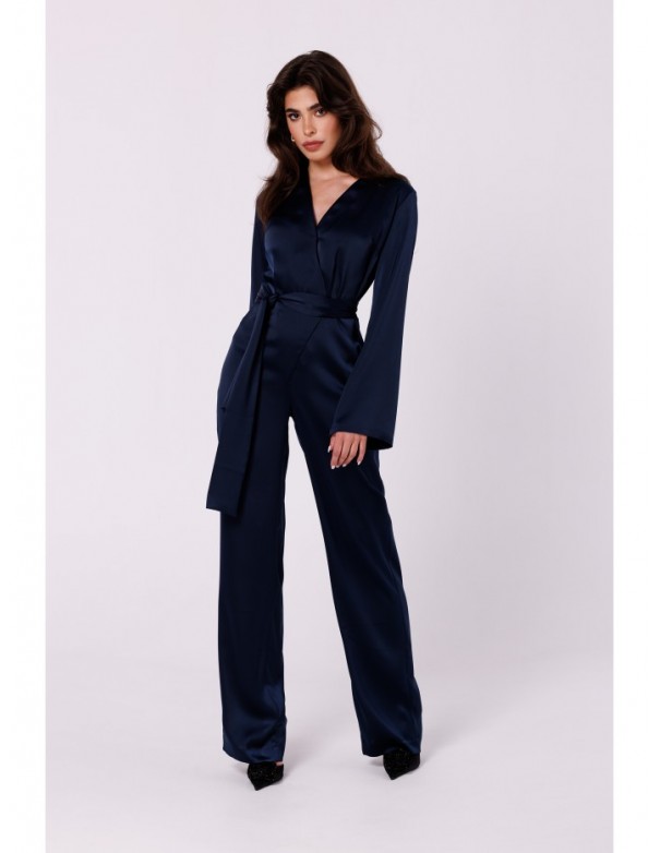 K171 Fancy jumpsuit - navy blue