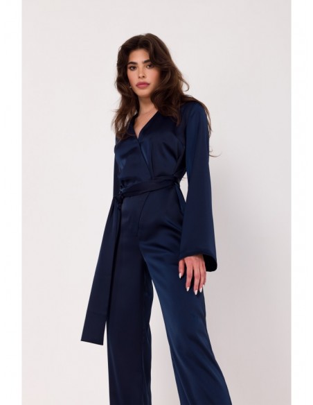 K171 Fancy jumpsuit - navy blue