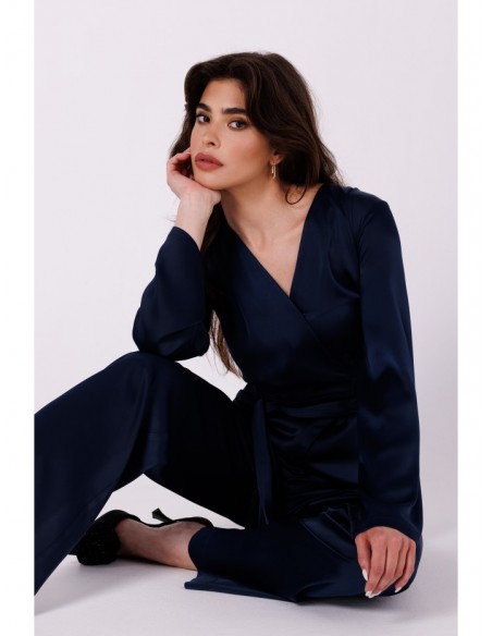 K171 Fancy jumpsuit - navy blue