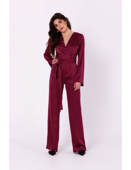 K171 Fancy jumpsuit - maroon