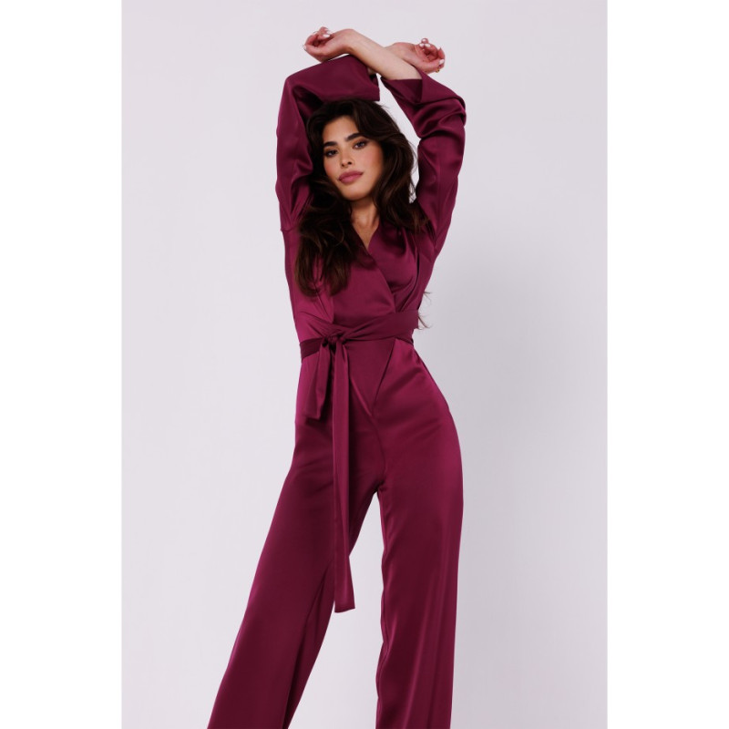 K171 Fancy jumpsuit - maroon 2
