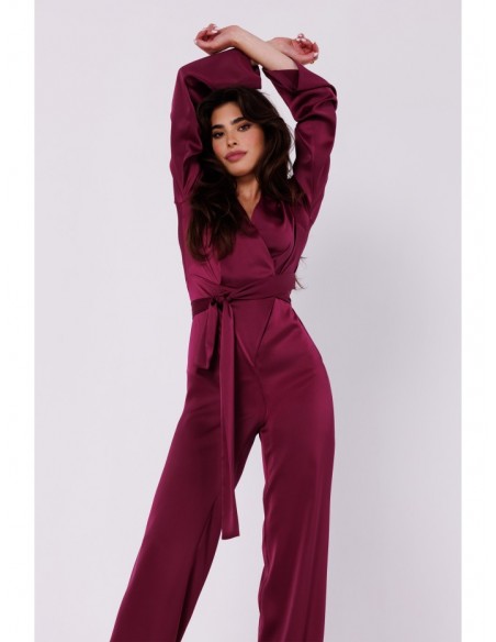 K171 Fancy jumpsuit - maroon