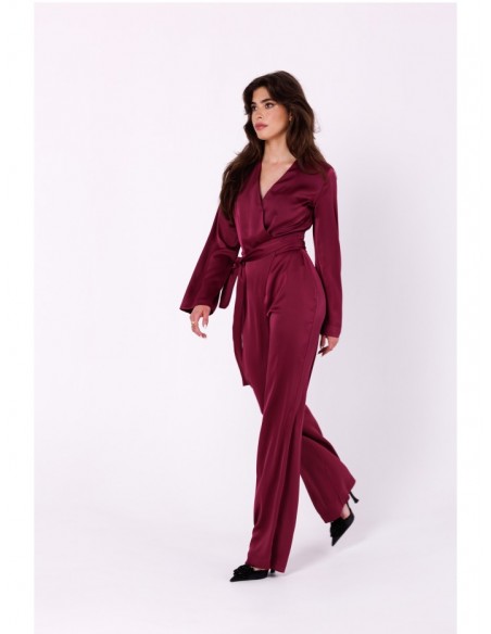 K171 Fancy jumpsuit - maroon