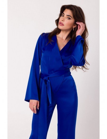 K171 Fancy jumpsuit - sapphire