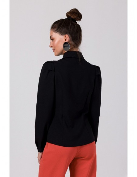 B277 Buttoned shirt - black