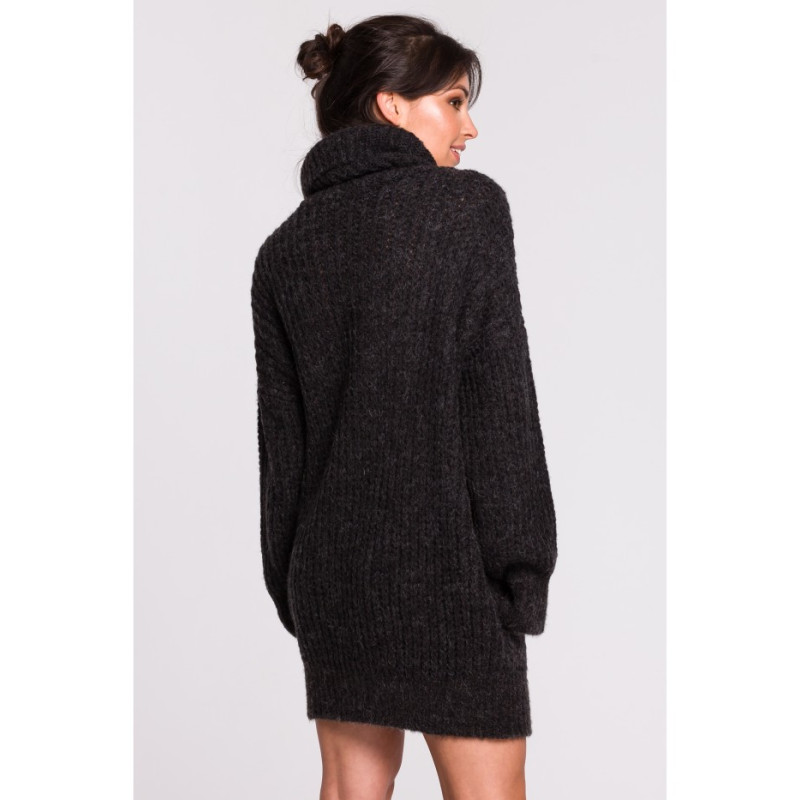 BK030 High neck pullover sweater - anthracite 2