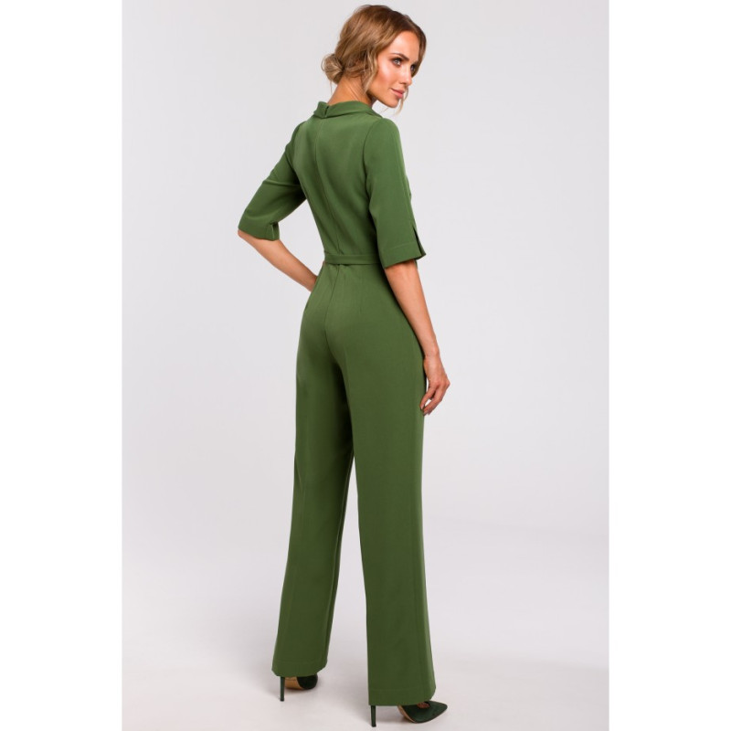 M463 Jumpsuit with a stand-up collar - green 2