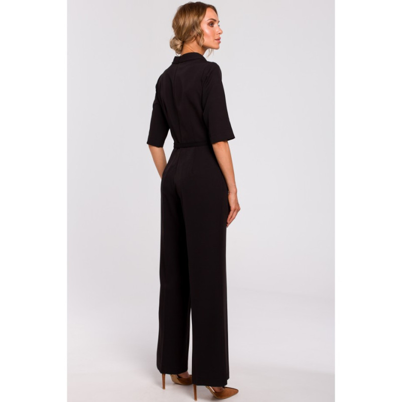 M463 Jumpsuit with a stand-up collar - black 2