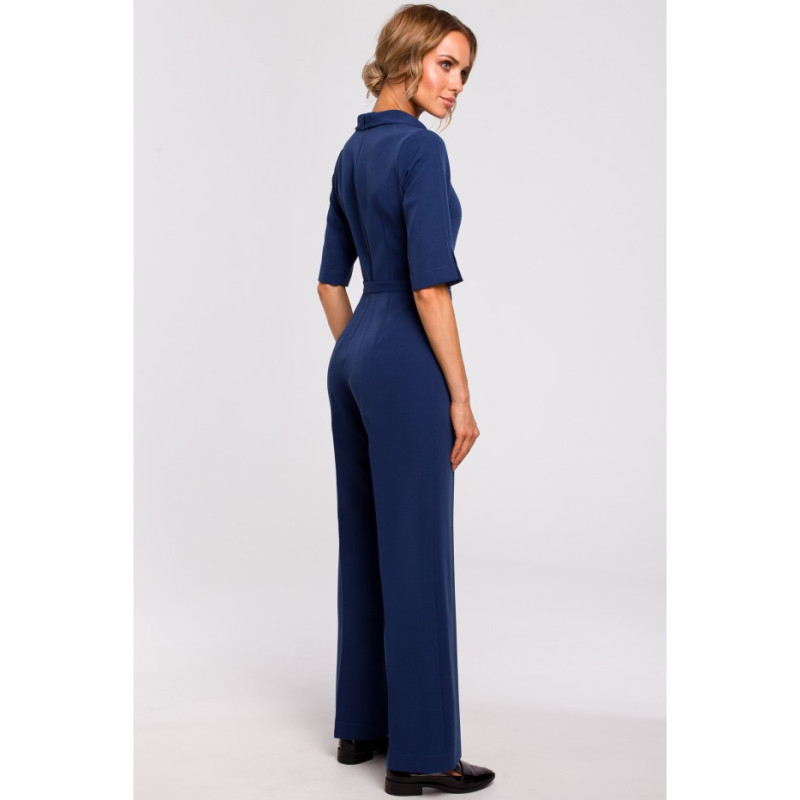 M463 Jumpsuit with a stand-up collar - navy blue 2