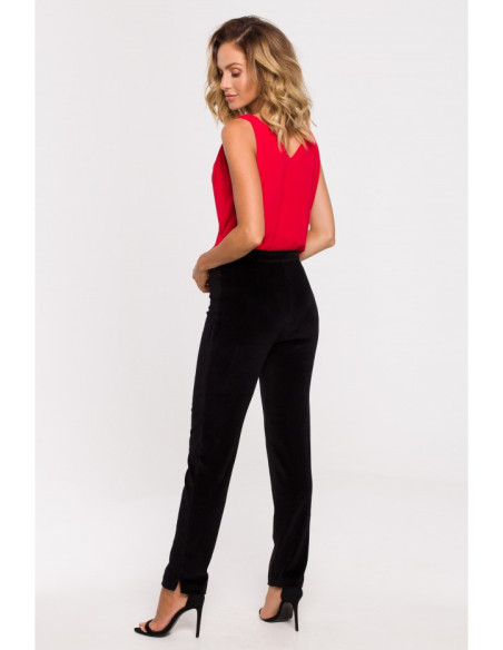 M644 Velvet trousers - black