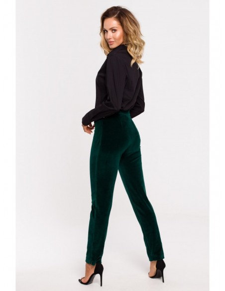 M644 Velvet trousers - green