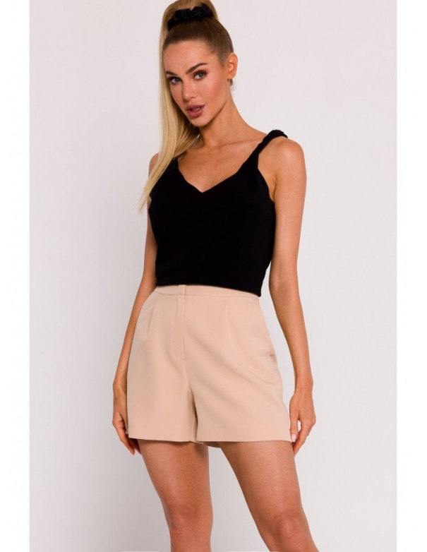 M775 Shorts with pleats - beige