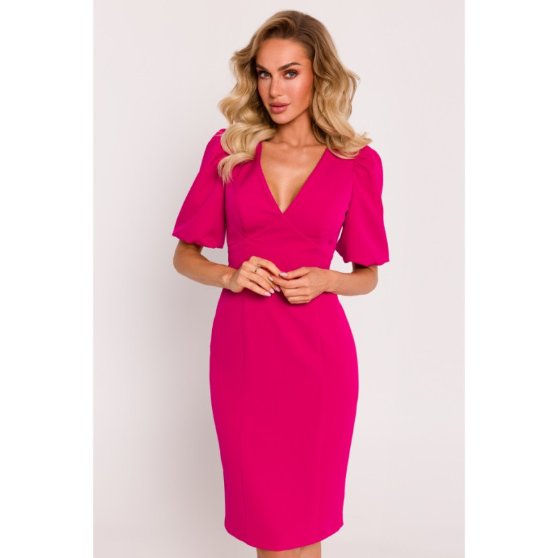 M779 Bustier dress - fuchsia 2